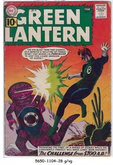 GREEN LANTERN #008 © September-October 1961DC Comics